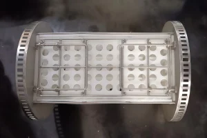 Wash baskets for processed parts
