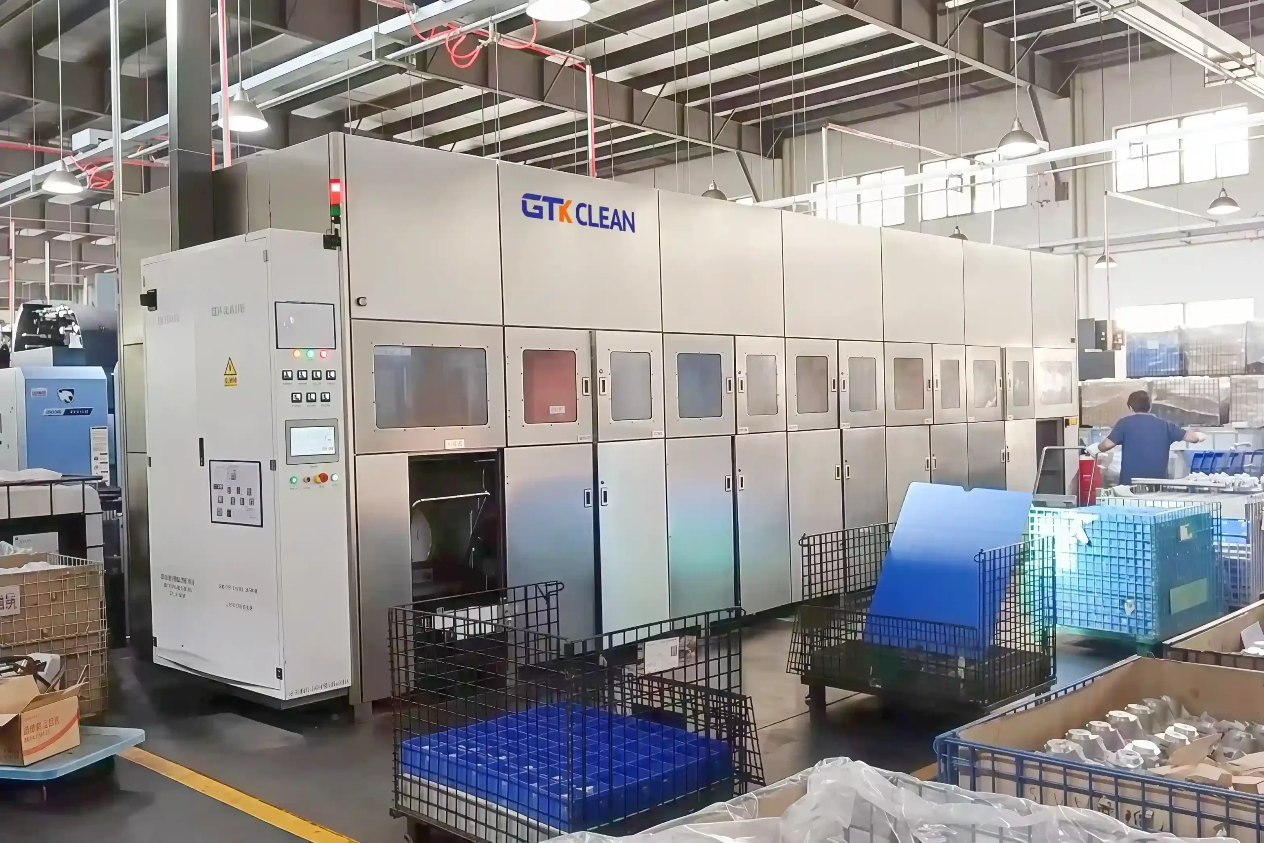 Automated Ultrasonic Cleaner for Machined Parts
