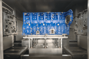 Engine Cylinder Block & Head Robotic Cleaning Machine